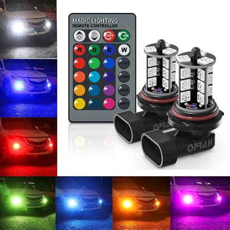 Guadsun Led Fog Light H H Rgb Colorful With Remote H H Hb