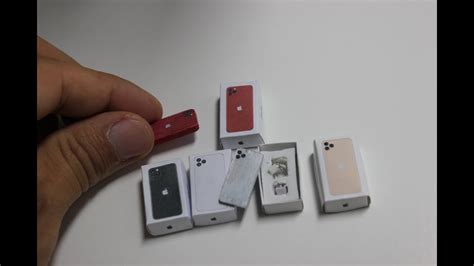 Diy Miniature Soon In How To Make An Iphone 11 From Pvc Foam Board And Different Materials Youtube