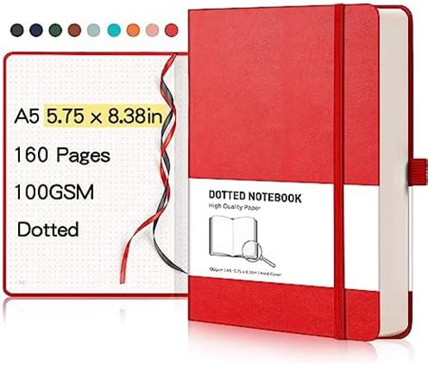 Offigift Notizbuch A Dotted Hardcover Tagebuch Mit Nummerierten