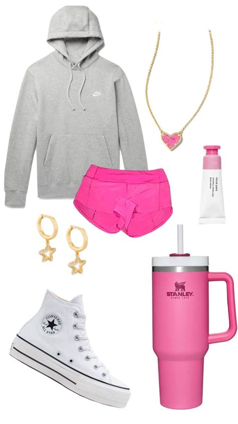 preppy pink outfit board 💞 | Preppy outfits for school, Preppy fall ...