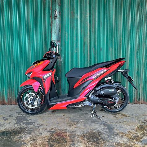 Striping Vario New 125and150 2018 2021 Transparkent Black Strike Shopee