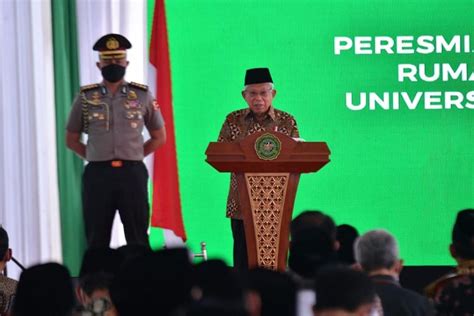 Foto Resmikan 3 Gedung Milik Unwahas Semarang Wapres Sebut Tantangan