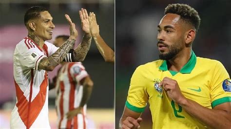 Per Vs Brasil Paolo Guerrero Recibi Elogios De Matheus Cunha Soy