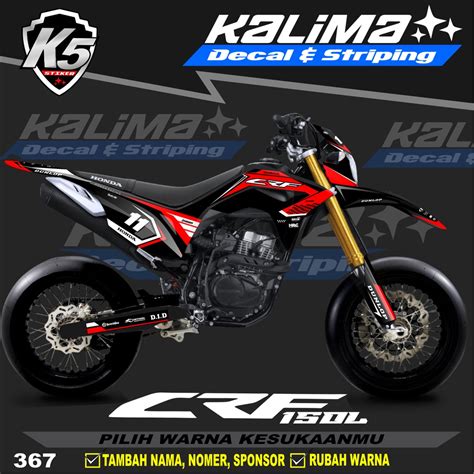 367 Decal Sticker CRF 150 L Fullbody Dekal Stiker CRF 150 L Trail