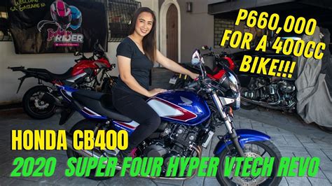 Honda CB400 Super Four Hyper Vtech Revo YouTube