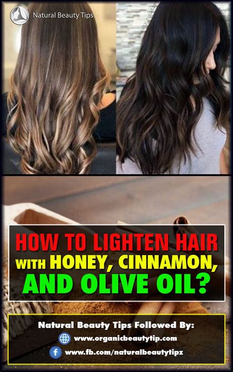 HOW TO LIGHTEN HAIR WITH HONEY CINNAMON AND OLIVE OIL How To