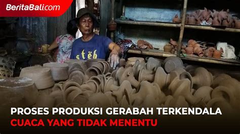 Proses Produksi Gerabah Terkendala Cuaca Yang Tidak Menentu Video