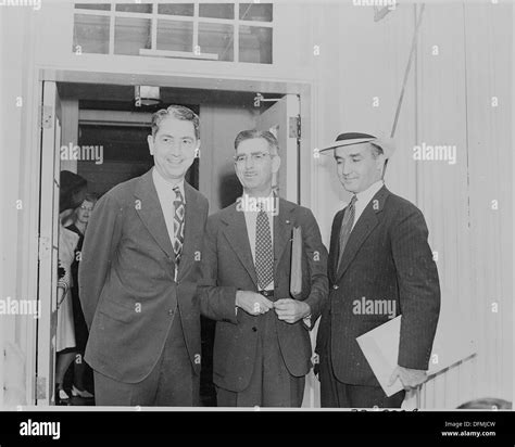 Photograph Of Attorney General Tom Clark And Two Unidentified Men