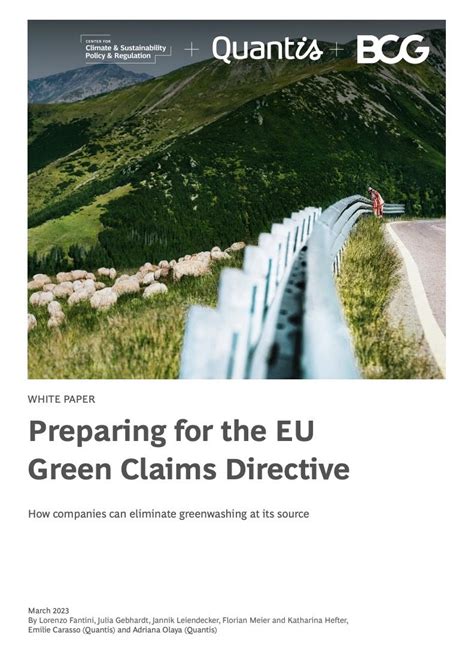 Navigating The New EU Green Claims Directive Quantis