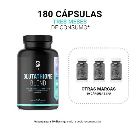 Glutathione Blend De C Psulas Con Precursores De Glutati N