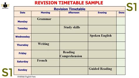 How To Make A Revision Timetable Easy Simple Effective Youtube