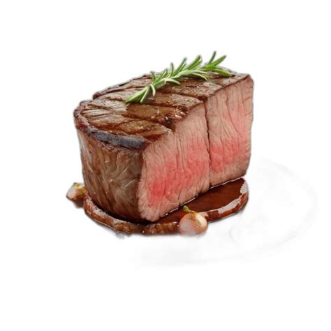 Premium Psd Grilled Beef Psd On A White Background