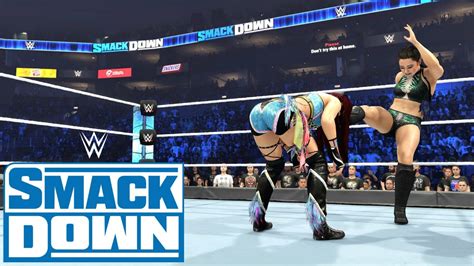 Wwe K Smackdown Lyra Valkyria Vs Iyo Sky One On One Match Youtube