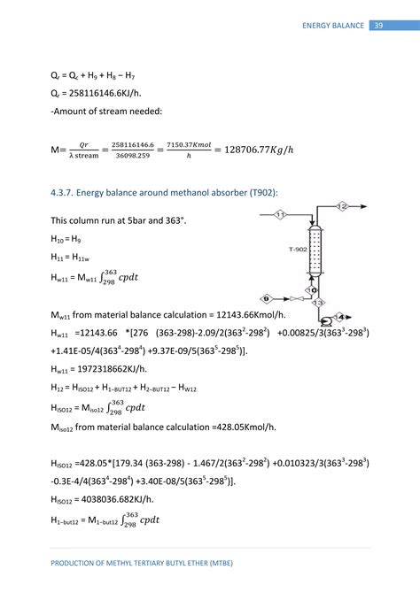 Production Of Methyl Tertiary Butyl Ether Mtbe Pdf