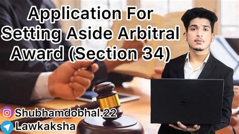 Application For Setting Aside Arbitral Award Section Lawkaksha