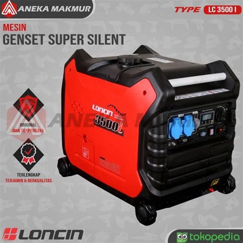 Jual Gelent Loncin Genset Super Silent Bensin Lc I Generator Set