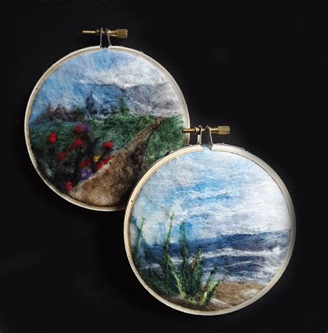 Needle Felting Mini Landscapes St Augustine Art Association