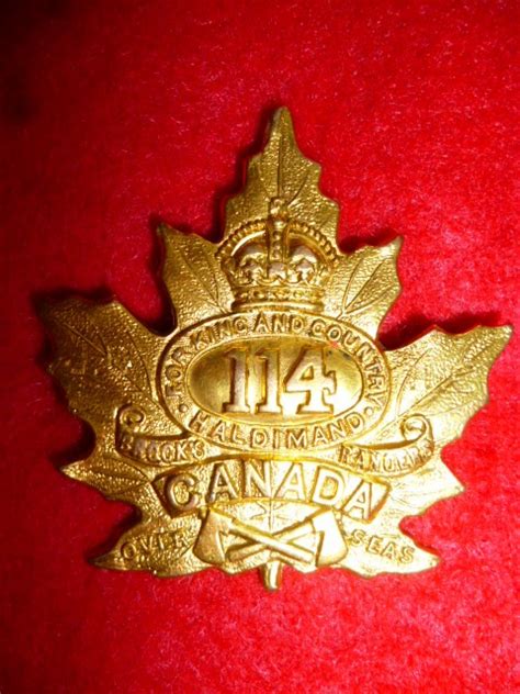 Canadian Ww1 Badges Cef