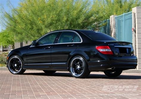 Mercedes Benz C300 Black Rims