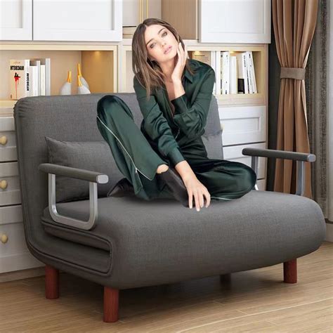 Folding Sofa Bed Dual Use Living Room Multi Function Lunch Break Couch