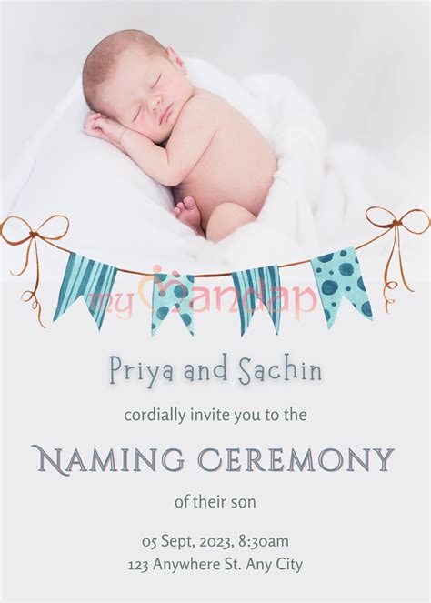 Baby Naming Ceremony Invitation Card – myMandap Invitation Cards