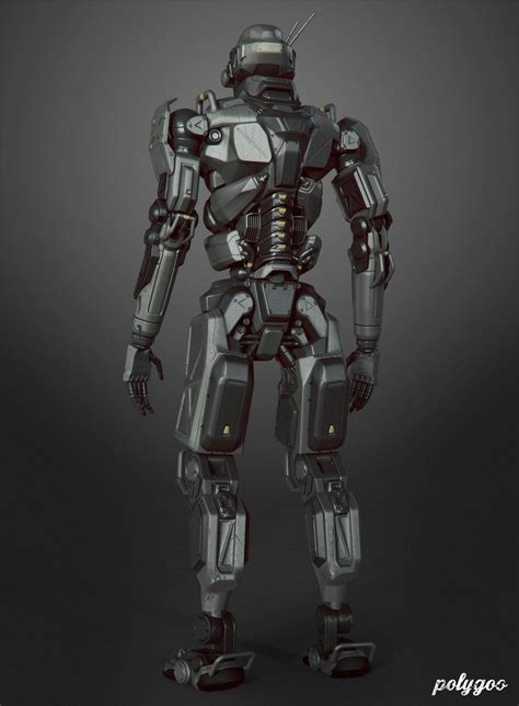 Humanoid Robot, RYZIN ART on ArtStation at https://www.artstation.com ...