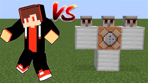 What If You Create A JJ VS TITAN GOLEM In MINECRAFT Maizen Mizen JJ