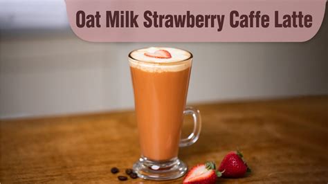 Quick Easy Oat Milk Strawberry Caffe Latte DIY Coffee UFC Velvet