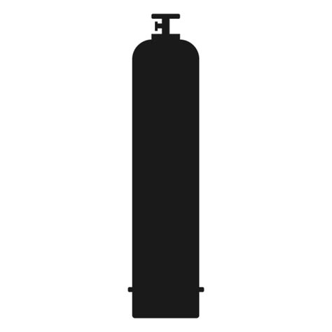 High Pressure Gas Cylinder Silhouette Png And Svg Design For T Shirts