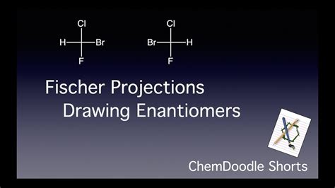 Chemdoodle Shorts Fischer Projections Drawing Enantiomers Youtube