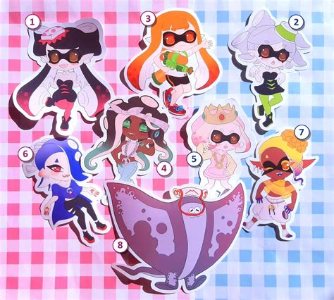 Splatoon Stickers - Etsy