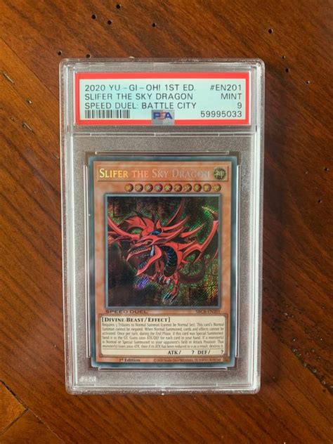 Konami Yu Gi Oh Graded Card Slifer The Sky Dragon PSA Catawiki