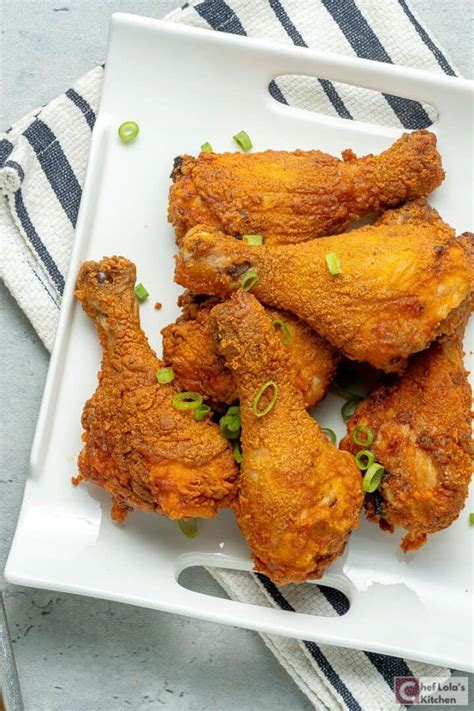 Crispy Oven Fried Chicken Recipe Chef Lola S Kitchen