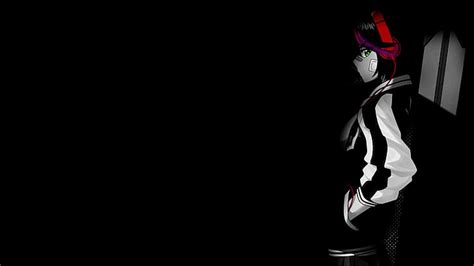 Hd Wallpaper Anime Anime Girls Monochrome Selective Coloring Wallpaper Flare