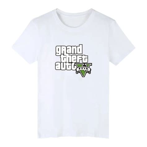 Grand Theft Auto Game GTA 5 Men Summer T Shirts Cool And Couples Men