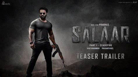 Salaar Part Ceasefire Trailer Prabhas Prithviraj Shruti