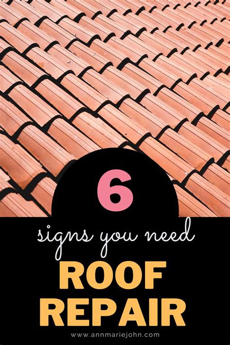 6 Signs You Need Roof Repair Annmarie John