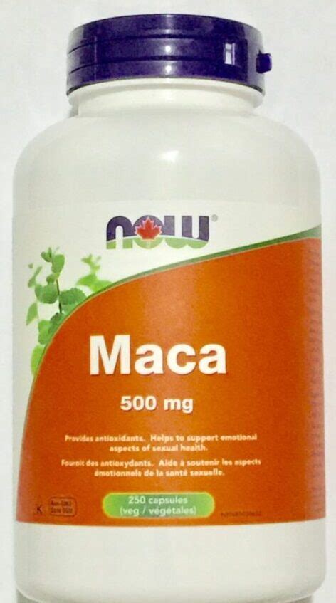 Now Maca Mg Veg Caps Nature S Care