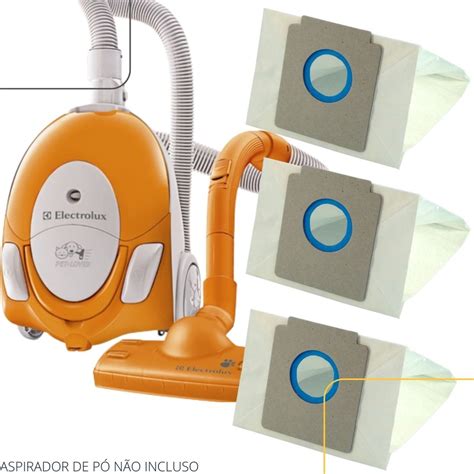 Kit Sacos Para Aspirador De P Descart Vel Electrolux Pet Lover