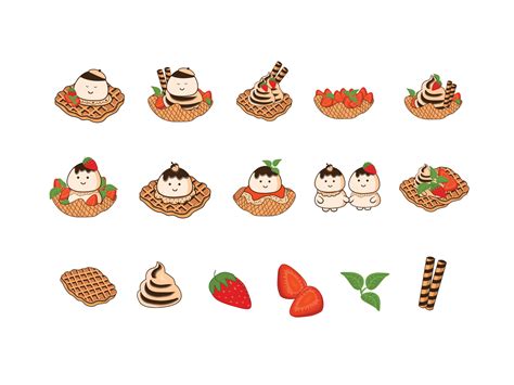 Vector character cute for food logo illustration concept 17048667 Vector Art at Vecteezy