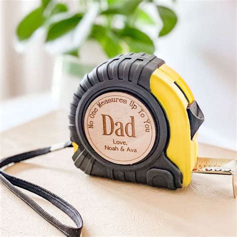 No One Measures Up Personalized Tape Measure Fathers Day Gift