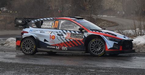 Rallye WRC Monte Carlo Neuville devance Ogier avant la dernière