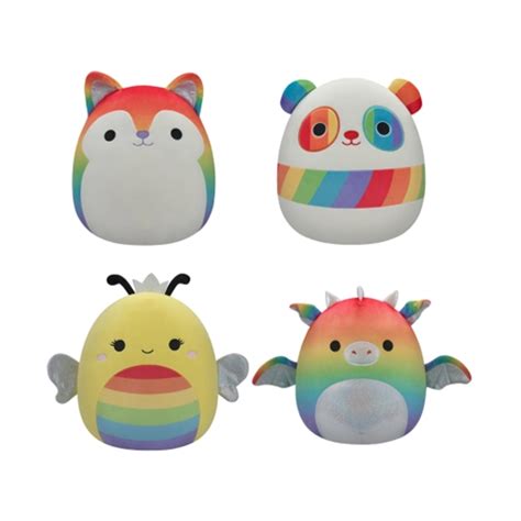 Mirax Hobbies IMEX SQCR01342 SQUISHMALLOWS PELUCHE PRIDE SURTIDO