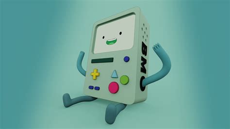 Adventure Time Bmo 3d Model 3d Printable Cgtrader