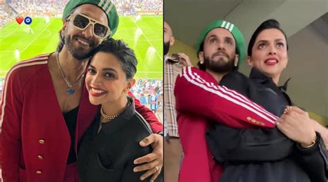 Ranveer Singh Hugs Wife Deepika Padukone During Fifa World Cup Final