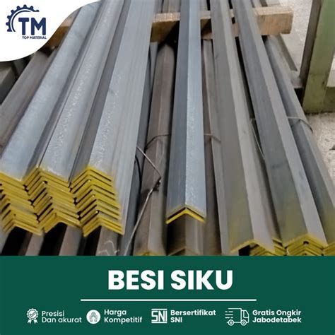 Jual Besi Siku 100 X 100 X 10mm X 6M DP Redy IBB KS EQ POLOS SNI