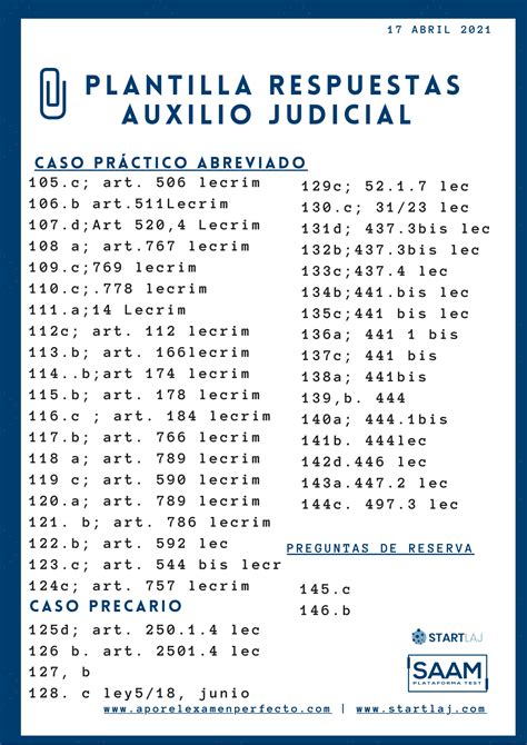 Examen Auxilio Judicial 2023 Modelo B Image To U