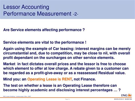 PPT Lessor Accounting Revenue Recognition And Performance Measurement