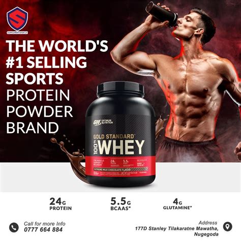 Gold Standard 100% Whey Protein 5 Lbs - Supplementshop.lk