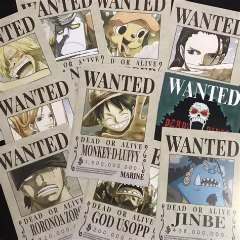 Cartel Mugiwara Wanted X One Piece Se Busca Animeras Cuotas Sin